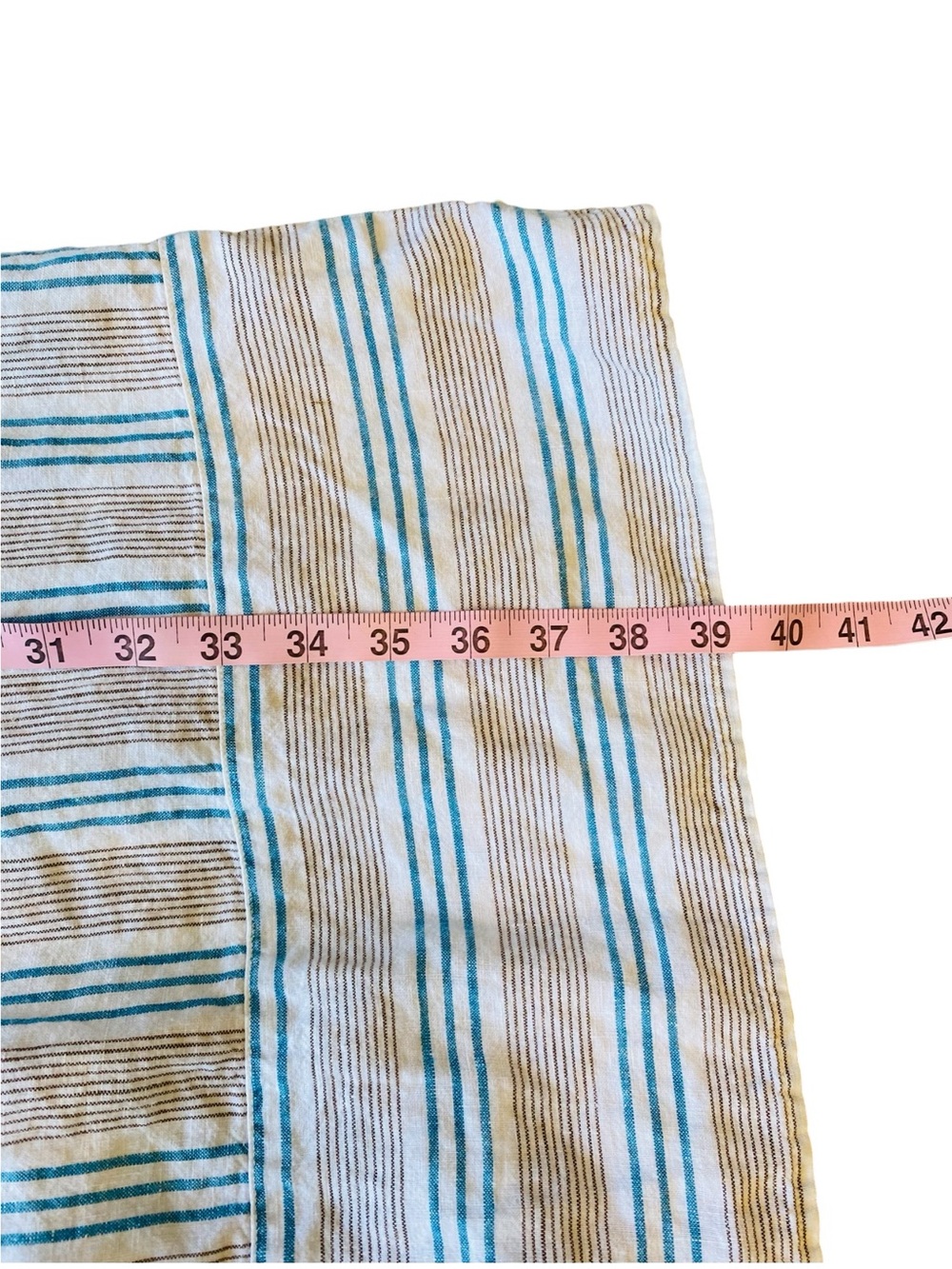 J. Jill Love Linen Shift Dress Large Striped Sleeveless Pockets A-Line Summer - Picture 7 of 9